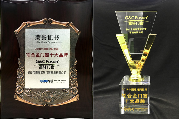 门窗品牌排行前十名